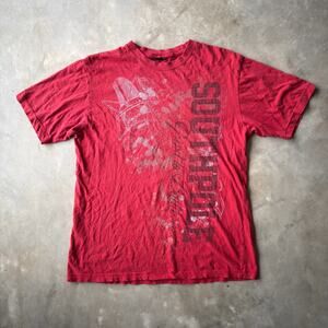 VINTAGE SOUTHPOLE Y2K GRUNGE HIP HOP SKATE JESSIE PINKMAN MENS LARGE RED